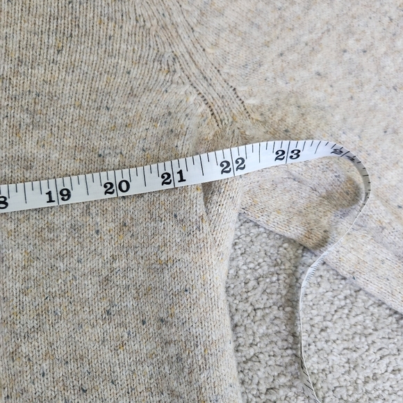 Men's Fisherman Heritage Preppy Cable Knit Beige Sweater Size Large Fine Knit - Picture 7 of 13